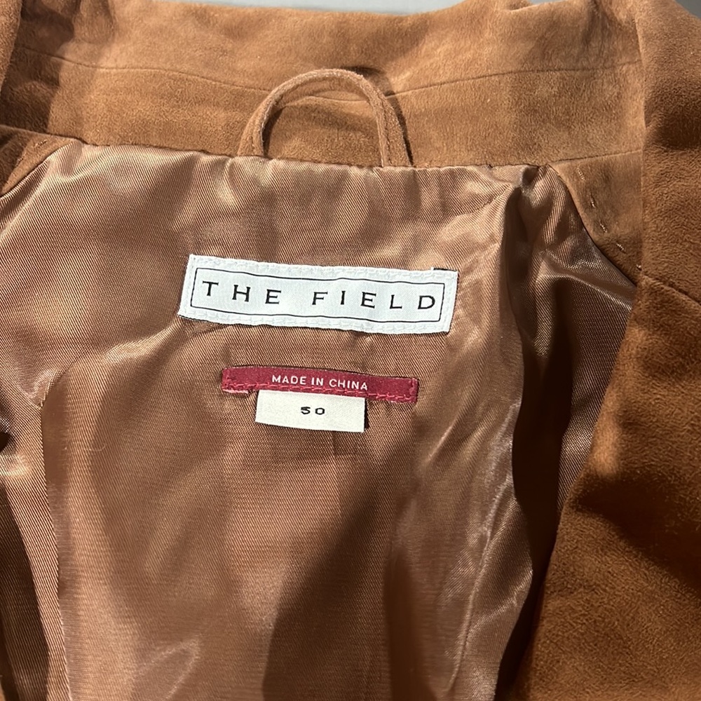 Nwot Button Down Very Soft, High Quality Suede Ja… - image 2